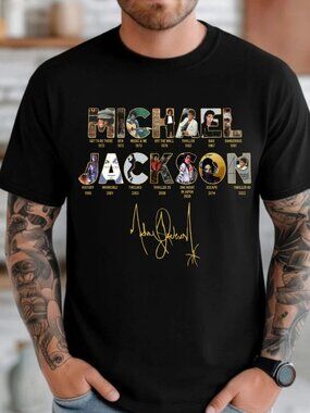 Michael Jackson Album Collage Shirt 231